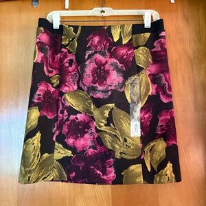 Simply Vera Vera Wang Pink Red Mini Pencil Skirt